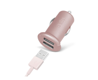 SBS Ładowarka Samochodowa SBS 2.4 A 2xUSB różowe złoto # - 1442479 - zdjęcie 2